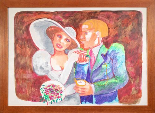 Newlyweds van Daniela Romano, Schilderij te koop op Singulart