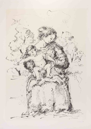 Mother and Child by Franco Marzilli, Print for Sale on Singulart