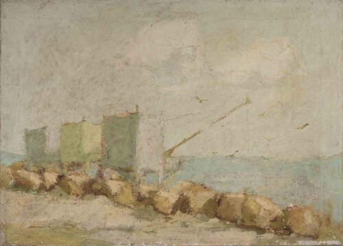 Seascape van Franco Marzilli, Schilderij te koop op Singulart