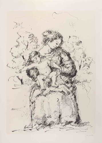  Mother and Child di Franco Marzilli, Stampa in vendita su Singulart