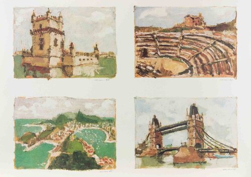 Italian Landscapes van Franco Marzilli, Afdruk te koop op Singulart