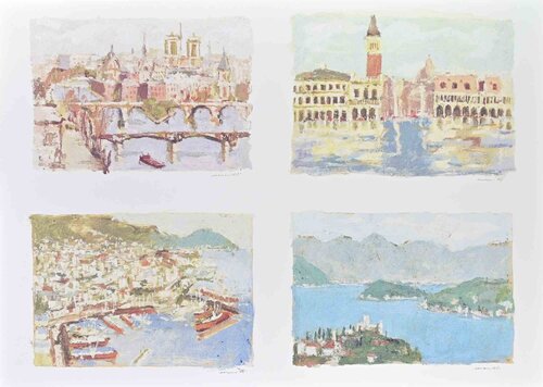 Italian Landscapes van Franco Marzilli, Afdruk te koop op Singulart