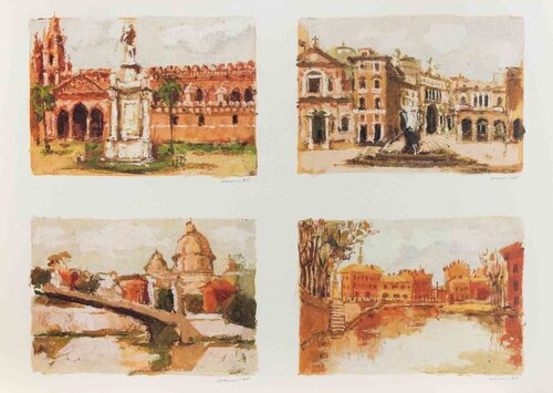 Italian Landscapes van Franco Marzilli, Afdruk te koop op Singulart