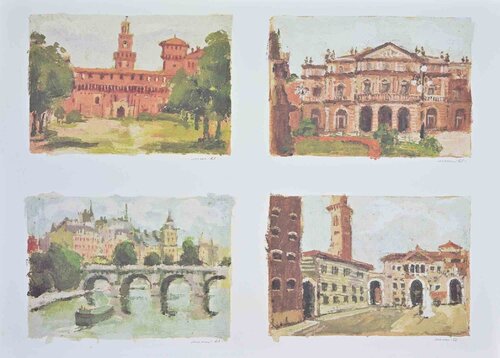 Italian Landscapes van Franco Marzilli, Afdruk te koop op Singulart