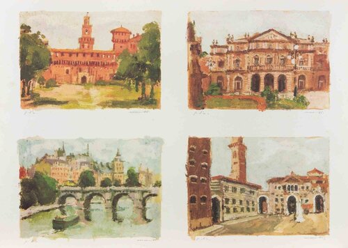 Italian Landscapes by Franco Marzilli, Print for Sale on Singulart