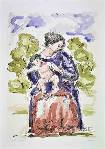 Mother and Child van Franco Marzilli, Afdruk te koop op Singulart