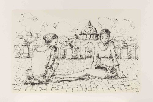 Ballerinas van Franco Marzilli, Afdruk te koop op Singulart