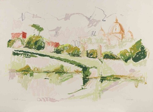 View of Rome di Franco Marzilli, Stampa in vendita su Singulart