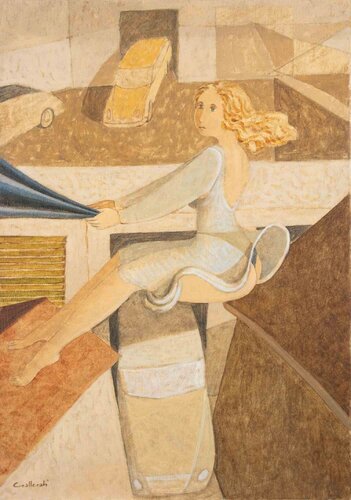 Flying Woman von Alberto Gallerati, Malerei kaufen auf Singulart