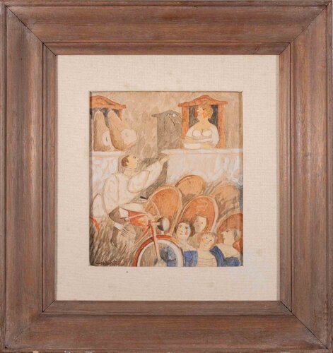 The Acrobat di Alberto Gallerati, Pittura in vendita su Singulart