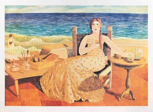 At the Beach von Alberto Gallerati, Druck kaufen auf Singulart