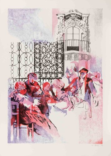 People van Mario Bardi, Afdruk te koop op Singulart