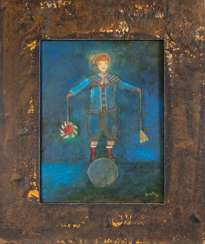 Measuring under the Fingers by Luigi Granetto, 회화 for Sale on Singulart