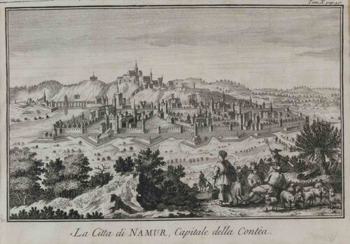 The city of Namur, capital of the County von Giambattista Albrizzi, Druck kaufen auf Singulart