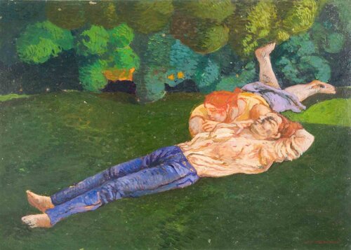 Couple von Alessio Paternesi, Malerei kaufen auf Singulart