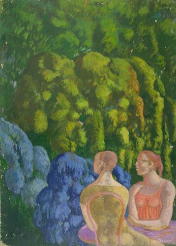 Conference for Two von Alessio Paternesi, Malerei kaufen auf Singulart