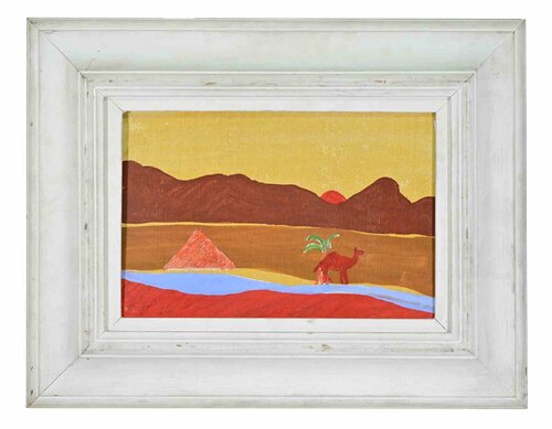 The Red Beach by Lillo Bartoloni, Painting for Sale on Singulart