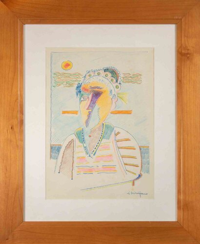 Old Woman von Luciano Schifano, Malerei kaufen auf Singulart