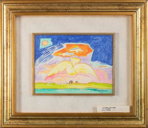 The Dove di Luciano Schifano, Pittura in vendita su Singulart