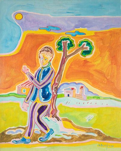  Country Figure von Luciano Schifano, Malerei kaufen auf Singulart