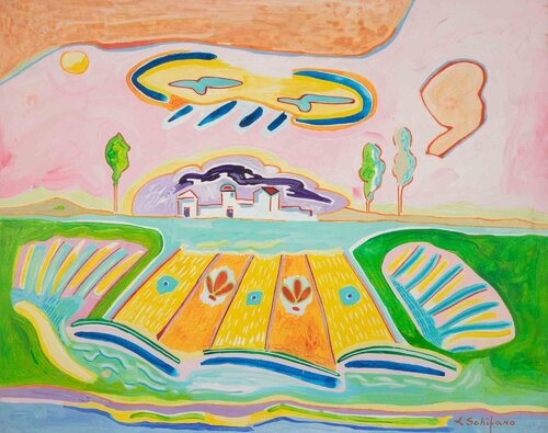  Cottage von Luciano Schifano, Malerei kaufen auf Singulart