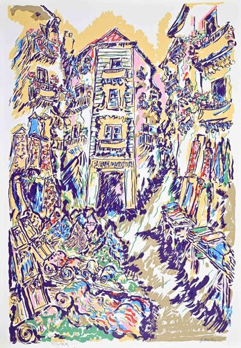 The Five Markets in Palermo von Piero Gauli, Druck kaufen auf Singulart