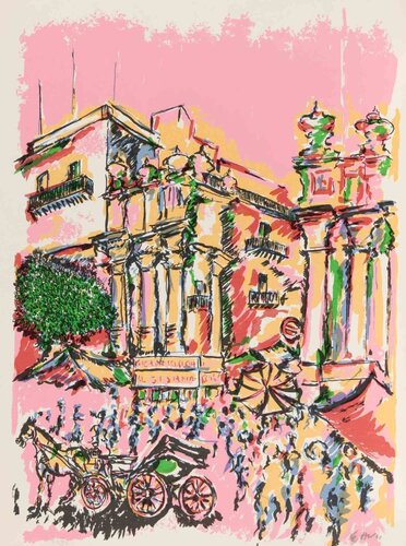 The Five Markets in Palermo von Piero Gauli, Druck kaufen auf Singulart