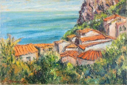 View of Scilla van Pino Romanò, Schilderij te koop op Singulart