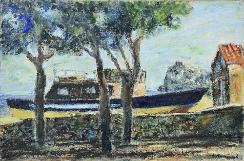 Boats von Pino Romanò, Malerei kaufen auf Singulart