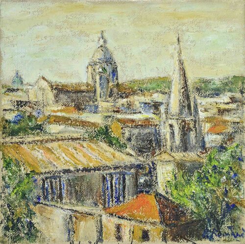 View of Rome by Pino Romanò, 絵画 for Sale on Singulart