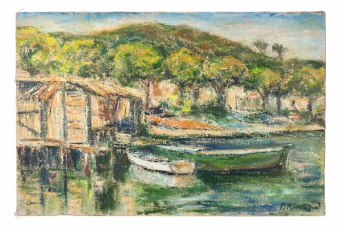 La Capanna del Pescatore by Pino Romanò, 絵画 for Sale on Singulart