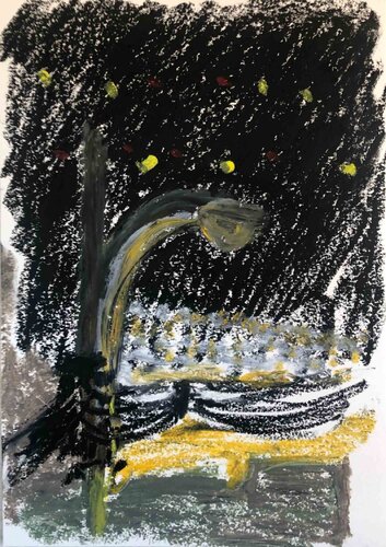 Abstract 5 par Alfredo Pizzi, Œuvre sur papier en vente sur Singulart