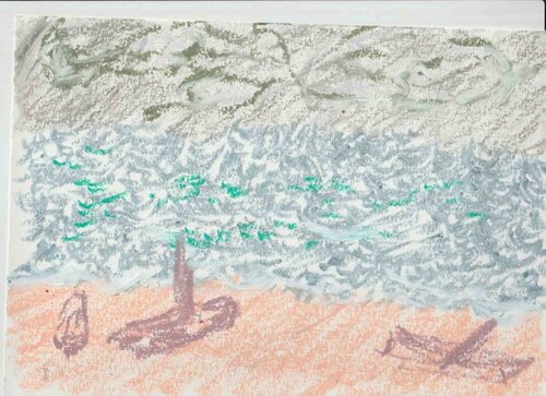 Composition 8 van Alfredo Pizzi, Werk op papier te koop op Singulart