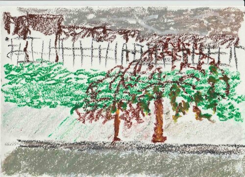Composition 7 van Alfredo Pizzi, Werk op papier te koop op Singulart