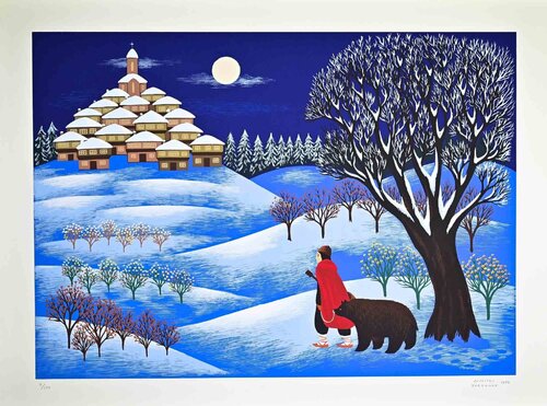 Frozen Night von Dimitri Yordanov, Druck kaufen auf Singulart