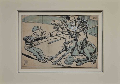 Corrida de Jean-Baptiste Brunet, Obra en papel a la venta en Singulart