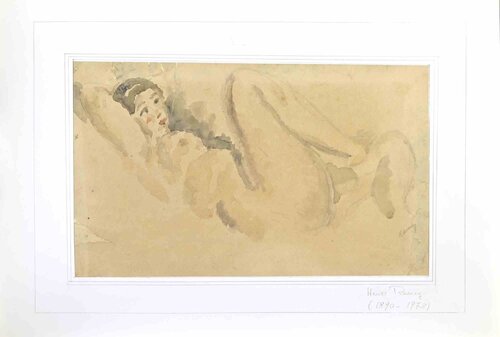 Reclining Nude by Henry Ramey, Work on Paper for Sale on Singulart
