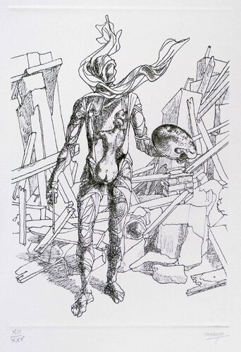 The Painter par Antoine Mayo, Édition en vente sur Singulart