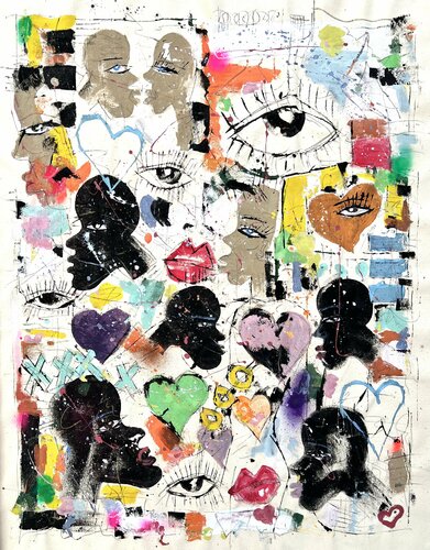 Love Brings US Together by Miles Regis, 회화 for Sale on Singulart