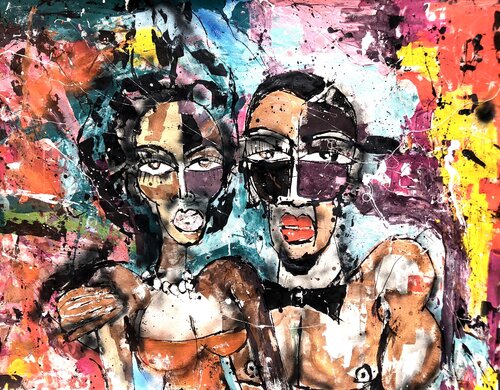 Pearls by Miles Regis, 油畫 for Sale on Singulart