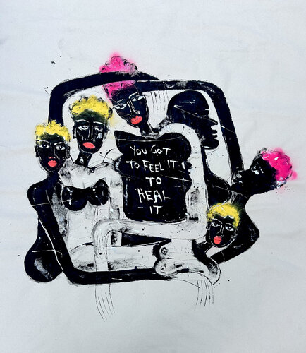 Feel It To Heal It by Miles Regis, 油畫 for Sale on Singulart