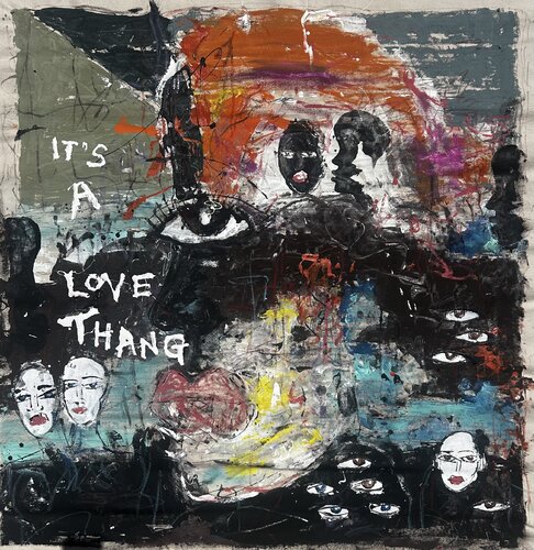 It's A Love Thang van Miles Regis, Schilderij te koop op Singulart