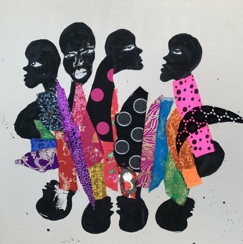 Royal Peoples by Miles Regis, 회화 for Sale on Singulart