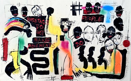 Hashtags by Miles Regis, 회화 for Sale on Singulart