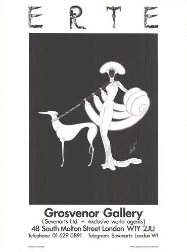 Symphony in White (Grosvenor Gallery) by Erté Erté, Print for Sale on Singulart