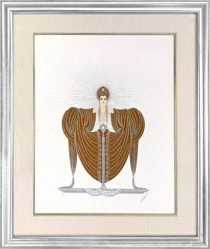 Radiance (large hand signed foil stamped embossed serigraph) von Erté Erté, Druck kaufen auf Singulart