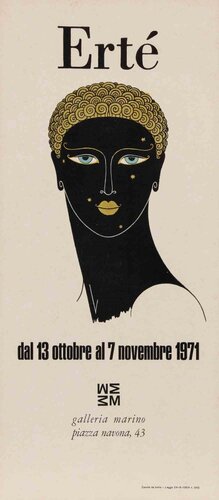 Ertè-Exhibition Poster de Erté Erté, Impresión a la venta en Singulart