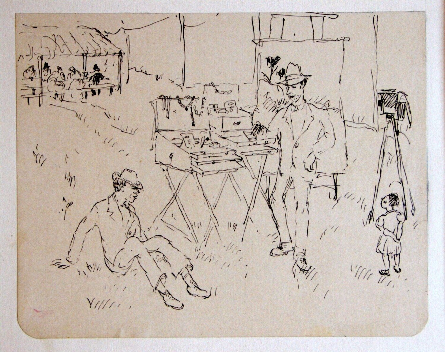 A Merchant Katerina Wilczynski Werk auf Papier zu verkaufen
