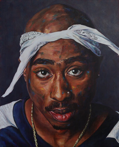 2PAC von Alfonso Silván, Malerei kaufen auf Singulart