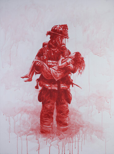 SOLIDARIDAD di Alfonso Silván, Pittura in vendita su Singulart